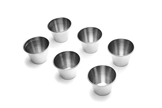 Nantucket Seafood Sauce Cups Stainless Steel