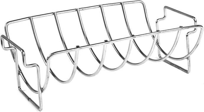 Charcoal Companion Stainless Steel Reversible Roasting and Rib Rack
