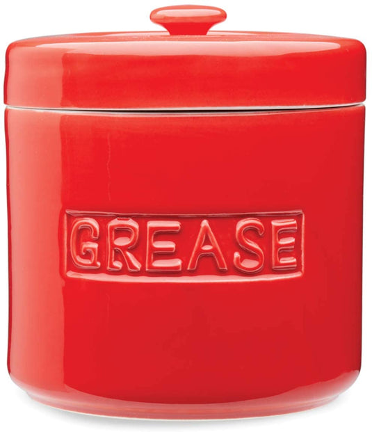 Fox Run Red Grease Container