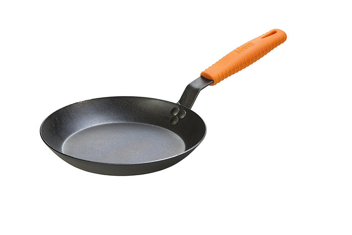 Lodge 10 Inch Seasoned Carbon Steel Skillet With Silicone Handle Holder