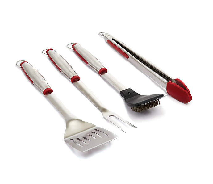 Grill Pro 4 Piece Stainless Tool Set