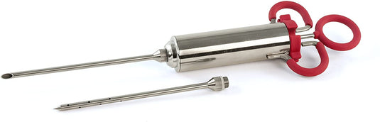 Charcoal Companion Stainless Steel & TPR Marinade Meat Injector