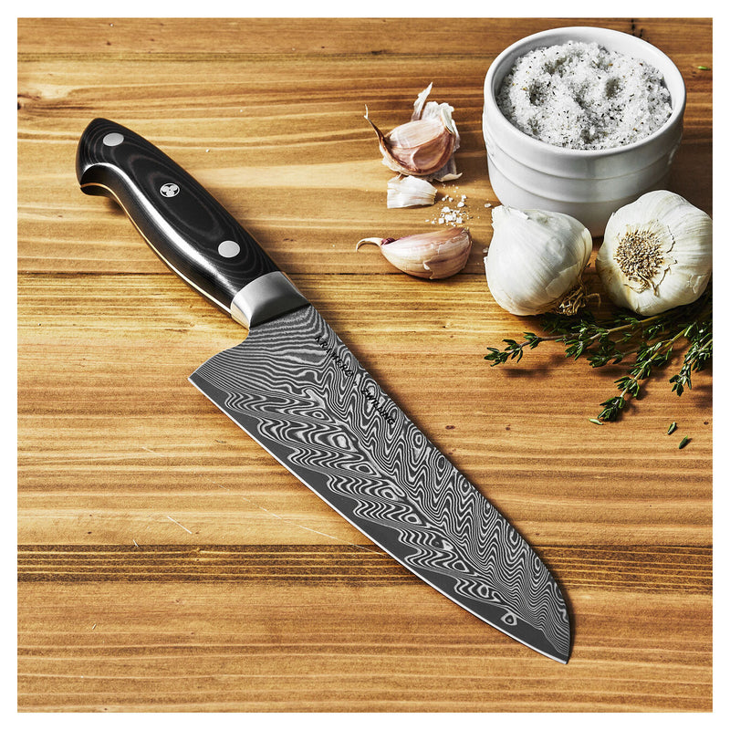 Load image into Gallery viewer, Zwilling Bob Kramer – Euroline Stainless Damascus Collection: 7&quot; Santoku Knife
