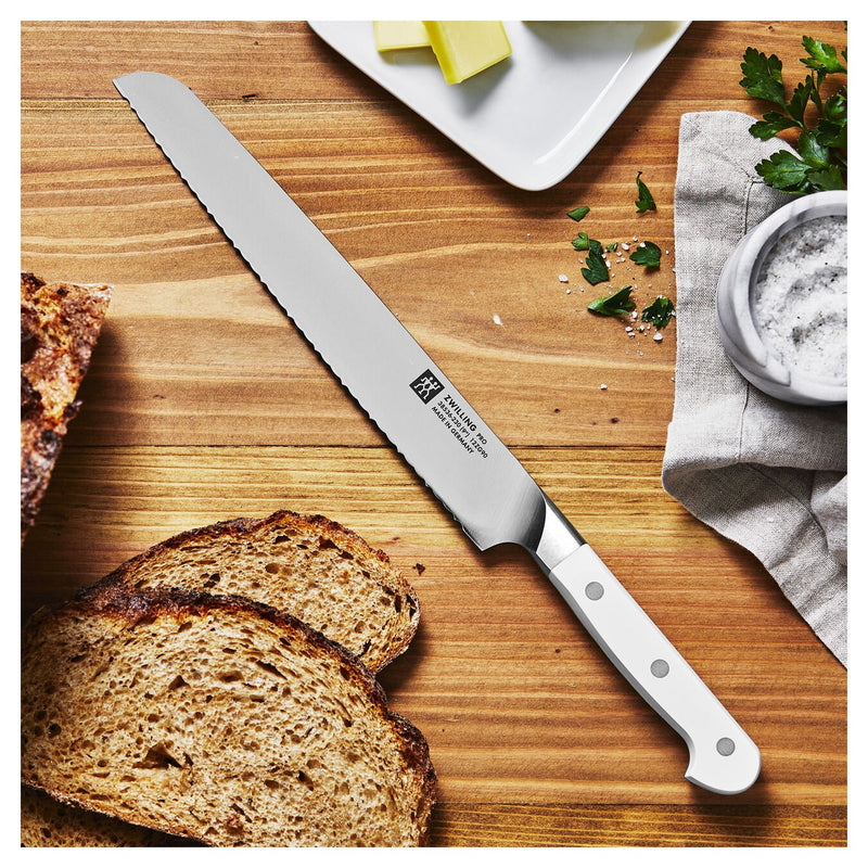Load image into Gallery viewer, Zwilling Pro Le Blanc 9&quot; Bread Knife
