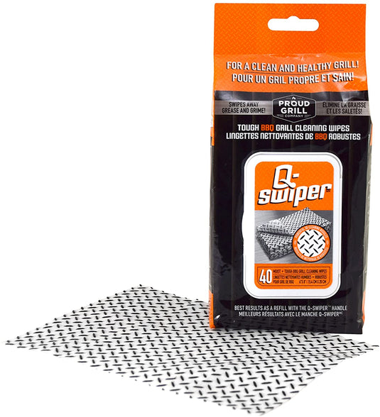 Q-Swiper Grill Cleaning Wipes - 40 Count