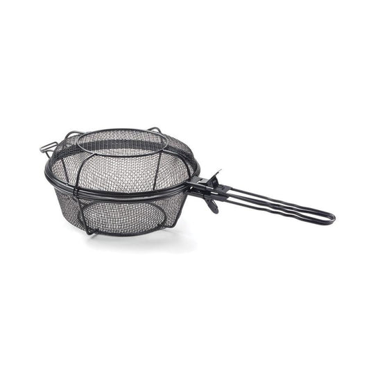 Outset Jumbo Grill Basket and Skillet with Removable Handle