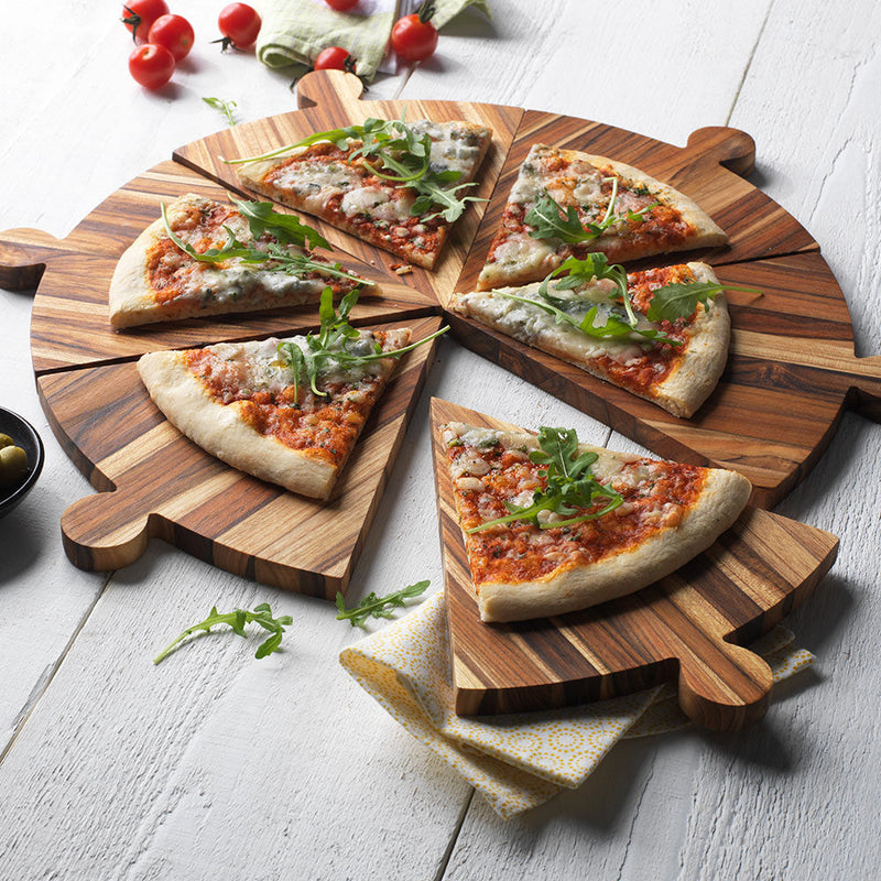 Load image into Gallery viewer, Teakhaus 902 Pizza Teak Platter
