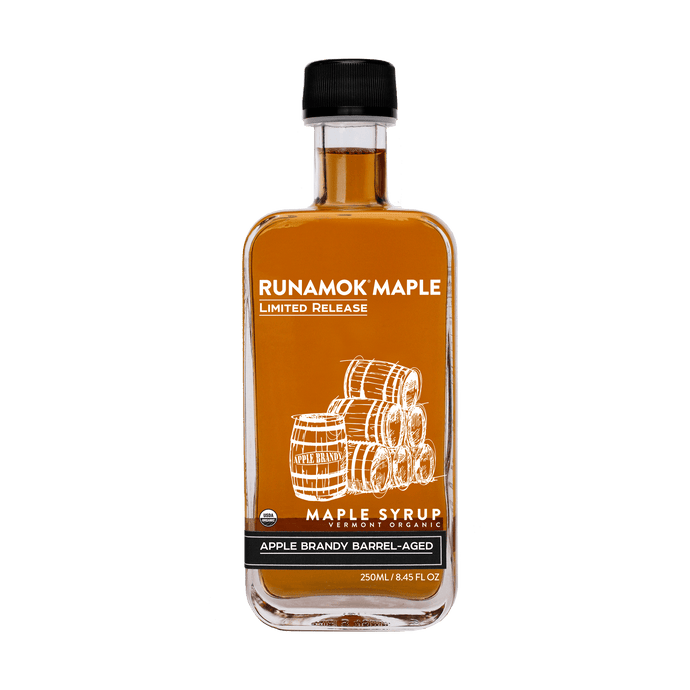 Runamok: Apple Brandy Barrel-Aged Maple Syrup