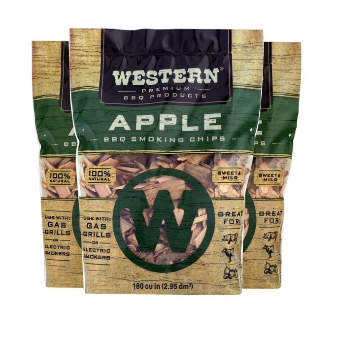 Western Apple Wood BBQ Smoking Chips