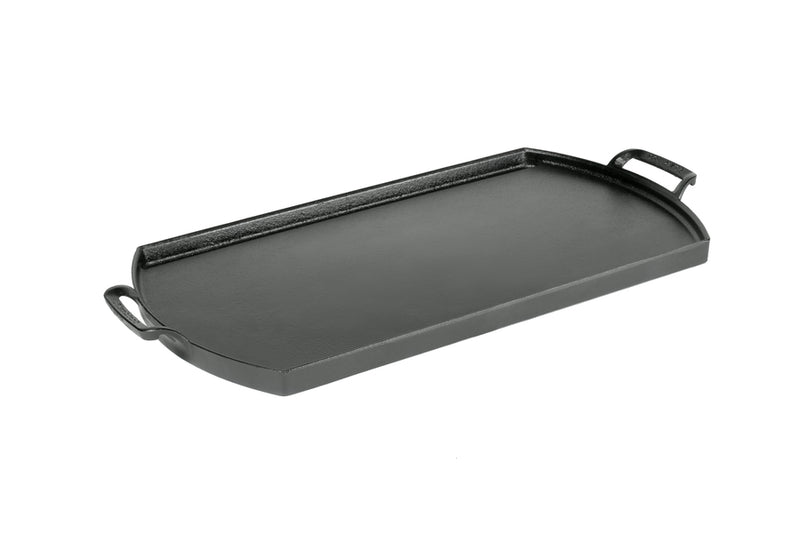 Load image into Gallery viewer, Lodge Blacklock *77* 10 x 20 Inch Triple Seasoned Cast Iron Double Burner Griddle
