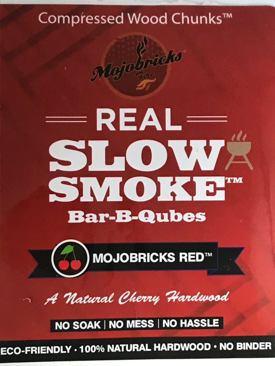 Mojobricks Red (Cherry) Bar-B-Qubes (medium size)