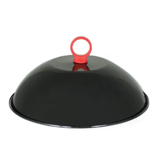 Charcoal Companion Enameled Grill Dome with Silicone Handle
