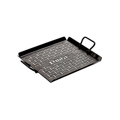 Lodge 13 X 12 Inch Carbon Steel Outdoor Grilling Pan