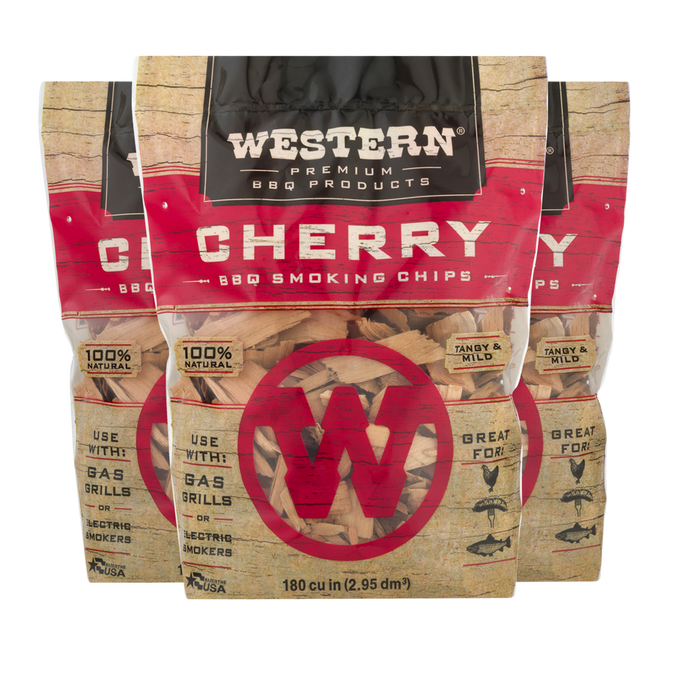 Western Cherry Wood BBQ Smoking Chips