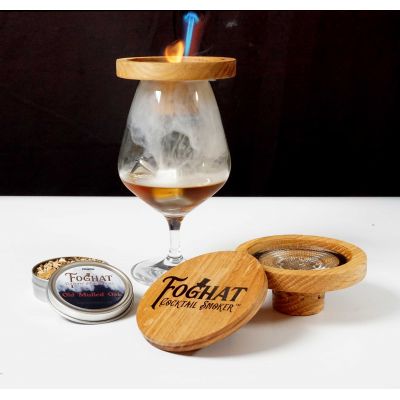 Load image into Gallery viewer, Foghat™ Smoked Manhattan Cocktail Kit W/ 5 Manhattan Cocktail Mixes
