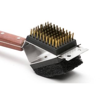 Outset Rosewood 3-in-1 Grill Brush