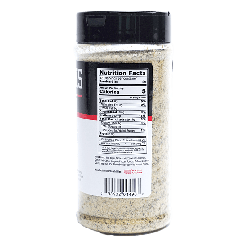 Heath Riles Garlic Jalapeno Dry Rub