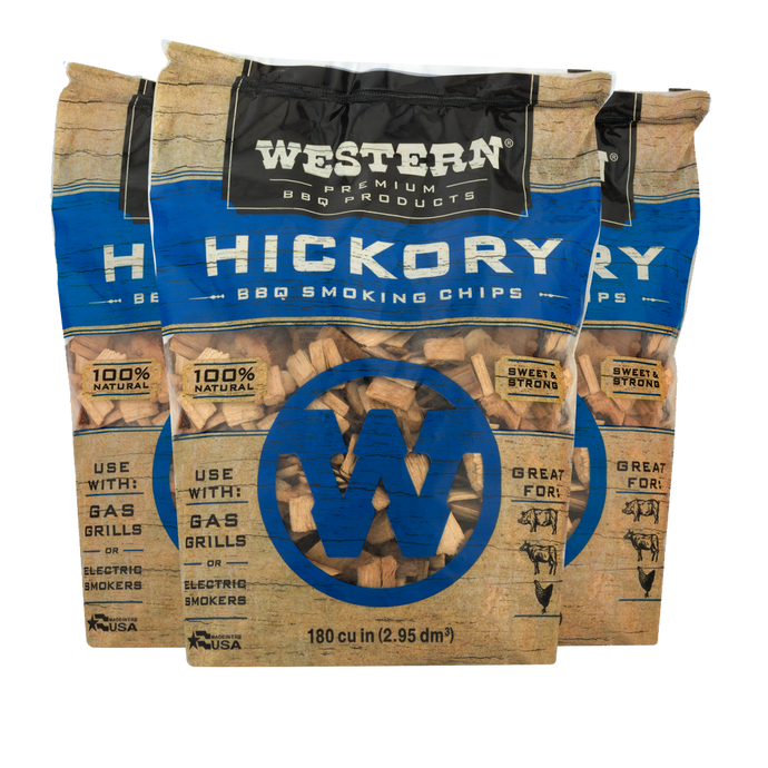 Western Hickory Wood BBQ Smoking Chips