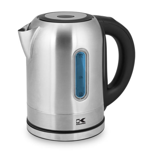 Kalorik Stainless Steel Color Changing LED Electric Kettle