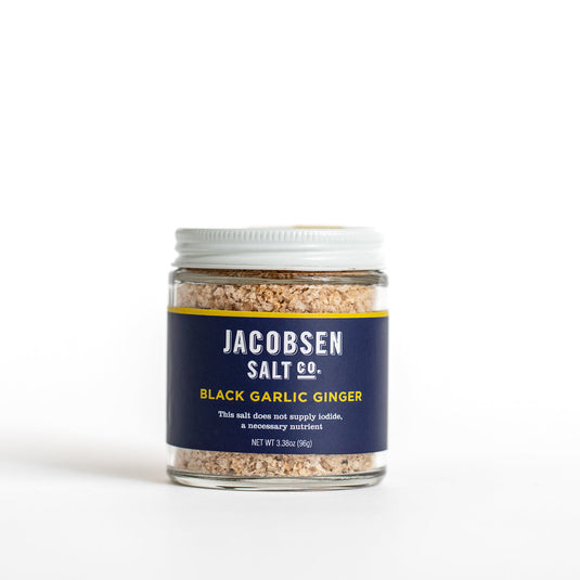Jacobsen Salt Co. Black Garlic Ginger Salt 3.4oz.