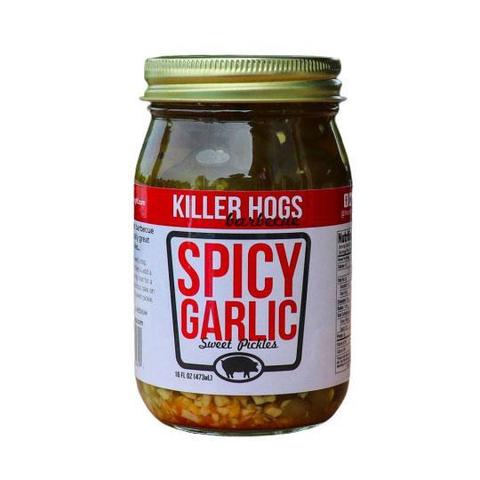 Killer Hogs Barbecue: Spicy Garlic Pickles