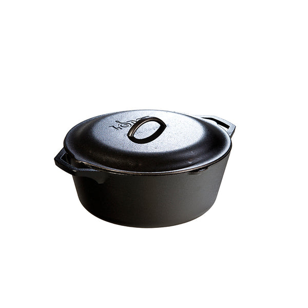 Lodge 7 Quart Cast Iron Dutch Oven, With Loop Handles – Atlanta Grill  Company