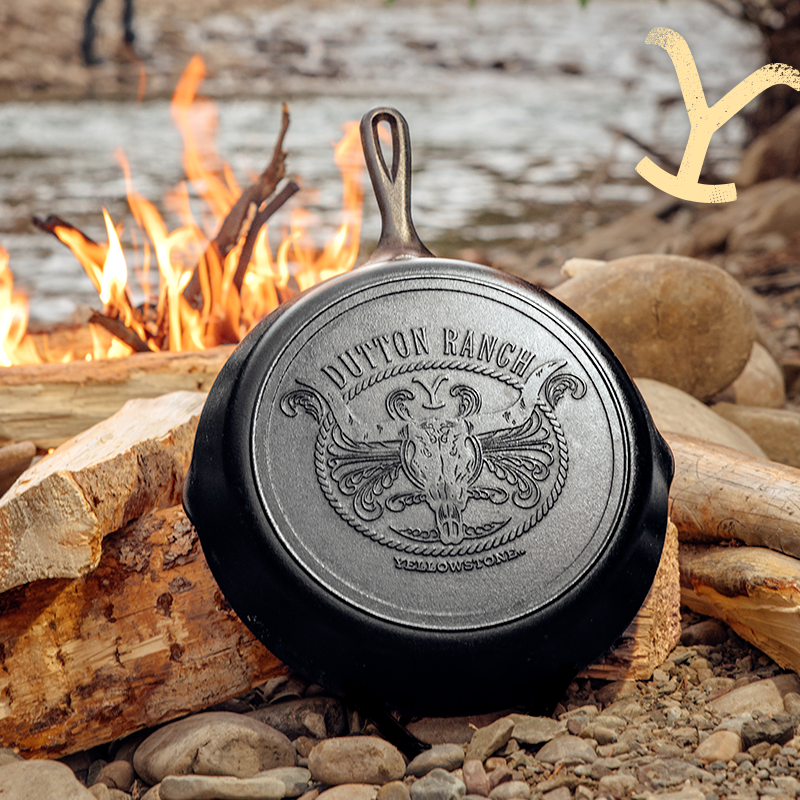 Load image into Gallery viewer, Lodge Yellowstone™ 12 Inch Cast Iron Steer Skillet
