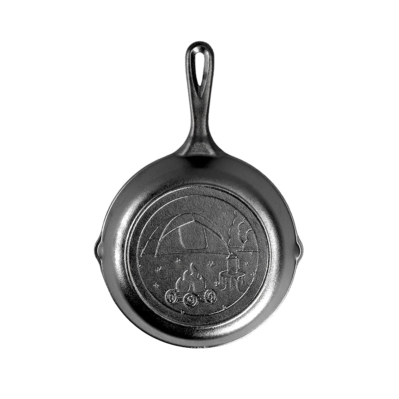 Load image into Gallery viewer, Lodge Wanderlust 8 Inch Cast Iron Tent Skillet
