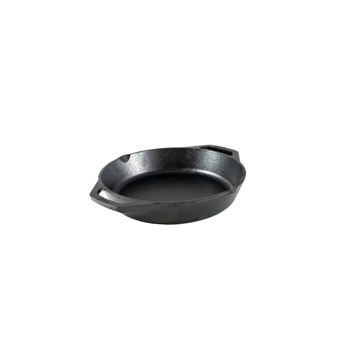 Lodge 10.25 Inch Cast Iron Pan, With Loop Handles, Fits 10 Inch Glass Lid