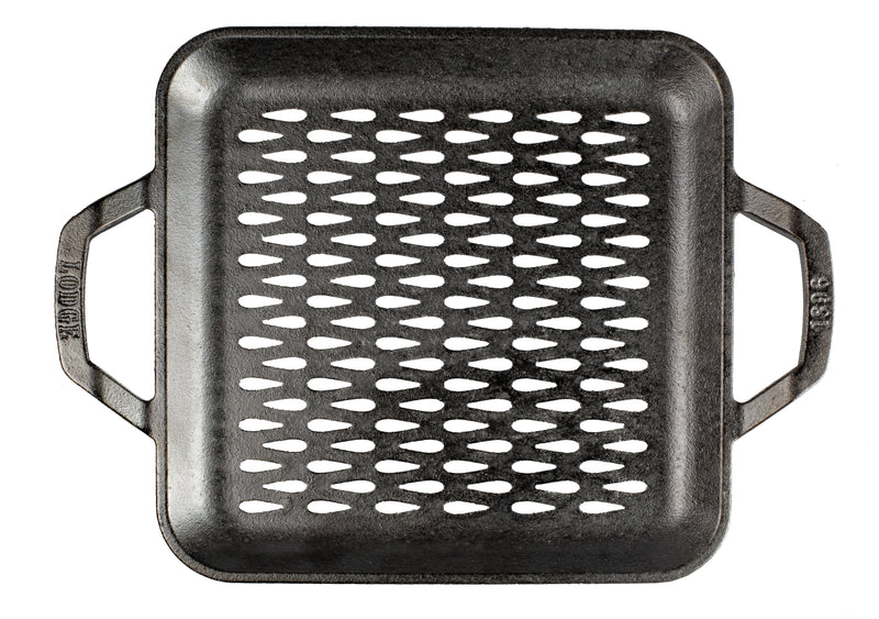 Load image into Gallery viewer, Lodge Chef Collection 11 Inch Cast Iron Square Grill Topper
