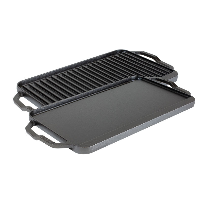 Load image into Gallery viewer, Lodge Chef Collection 19.5 x 10 Inch Cast Iron Reversible Grill/Griddle
