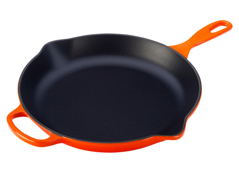 Le Creuset Cast Iron 15.75 Classic Oval Skillet - Volcanique Flame 