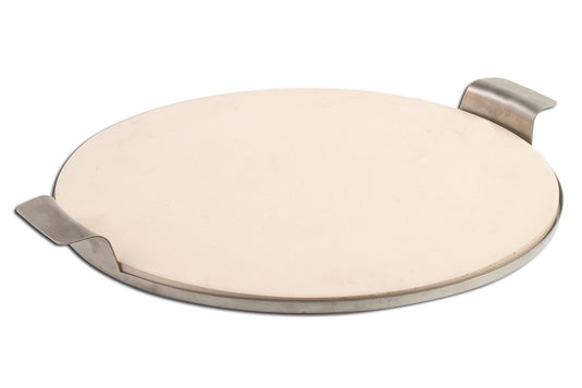 Pizzacraft 15" Round Pizza Stone with Stainless Steel Tray