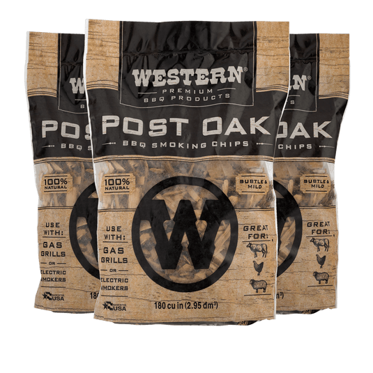 Western Post Oak Wood BBQ Smoking Chips