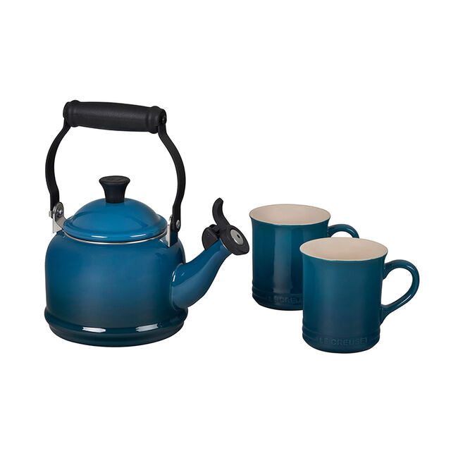 Load image into Gallery viewer, Le Creuset Demi Kettle and Mugs Set
