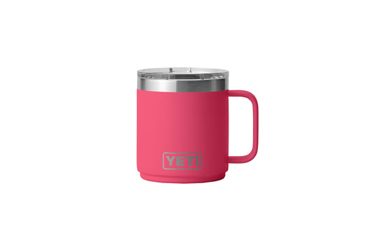 Yeti Power Pink Rambler 10 oz Mug w/Magslider Lid Brand New