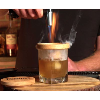 Load image into Gallery viewer, Foghat™ Smoked Whiskey Cocktail Kit W/ 5 Mixed Cocktail Mixes
