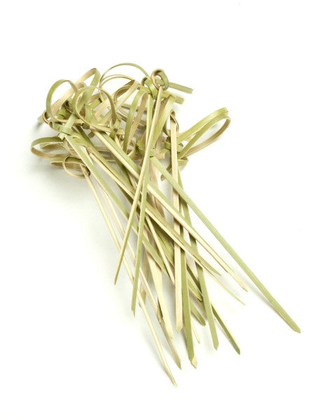 Load image into Gallery viewer, Steven Raichlen Knotted Bamboo Appetizer Skewers
