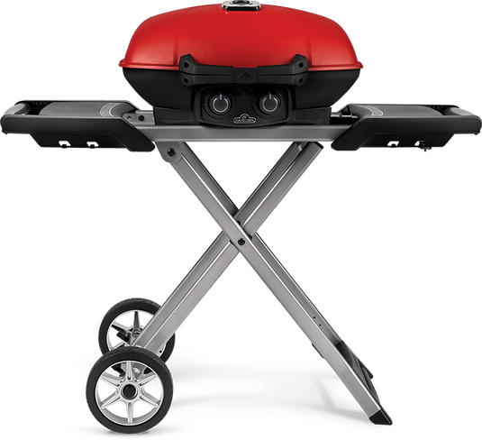 Napoleon TravelQ™ 285X and Scissor Cart with Griddle