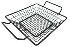 Charcoal Companion Non-Stick Triple Fish Grilling Basket With Folding  Handle CC7427 - The Home Depot