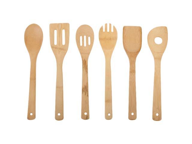 Load image into Gallery viewer, Core Kitchen 6pc Bamboo Cooking Utensil Set
