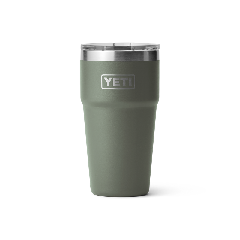 YETI Black Rambler 16 oz Stackable Pint with Magslider Lid