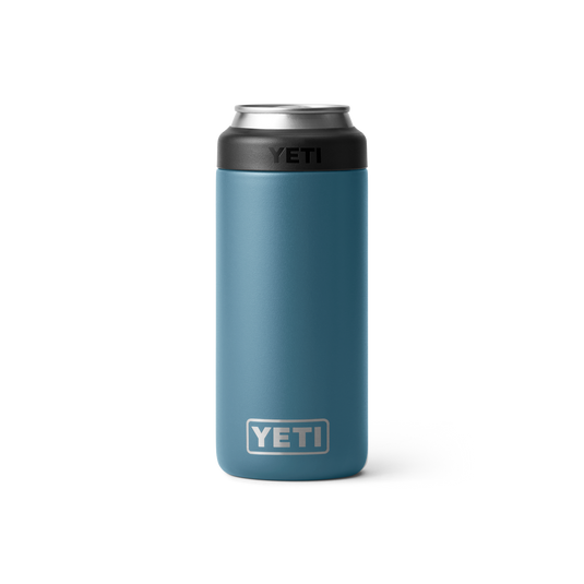 Yeti - 12 oz Rambler Colster Slim Can Insulator Nordic Blue