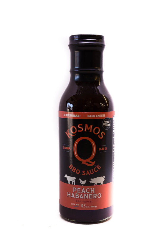 Kosmo's Q: Peach Habanero BBQ Sauce