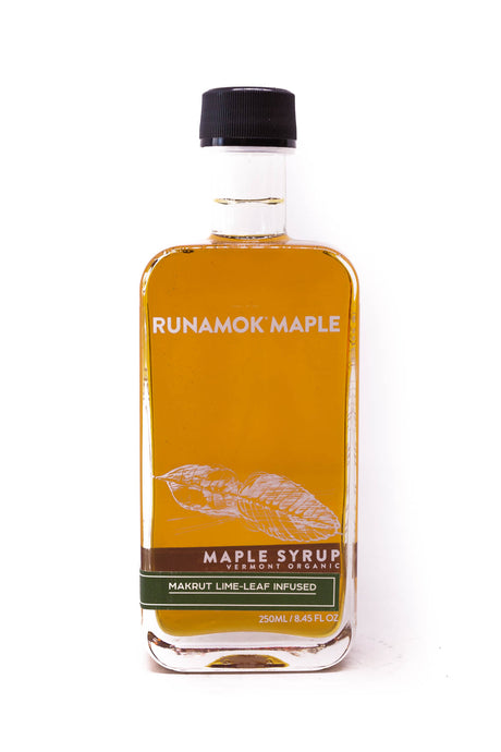 Runamok: Makrut Lime-Leaf Infused Maple Syrup
