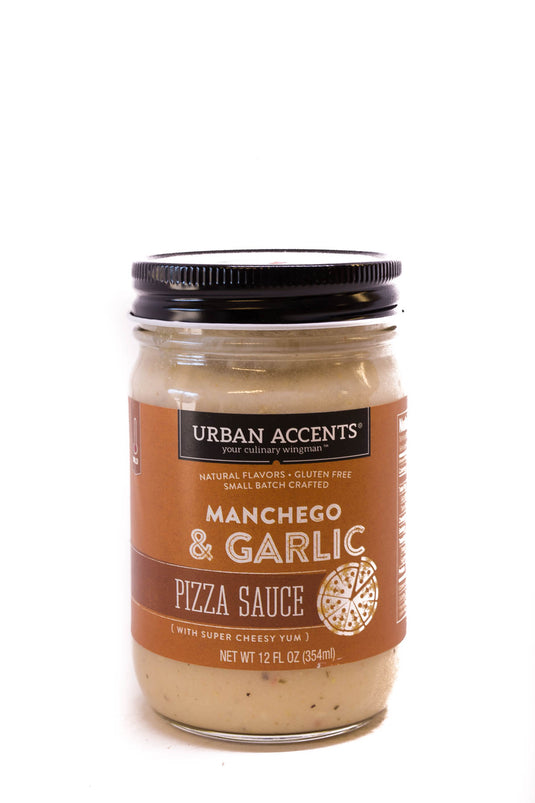 Urban Accents: Manchego and Garlic Pizza Sauce