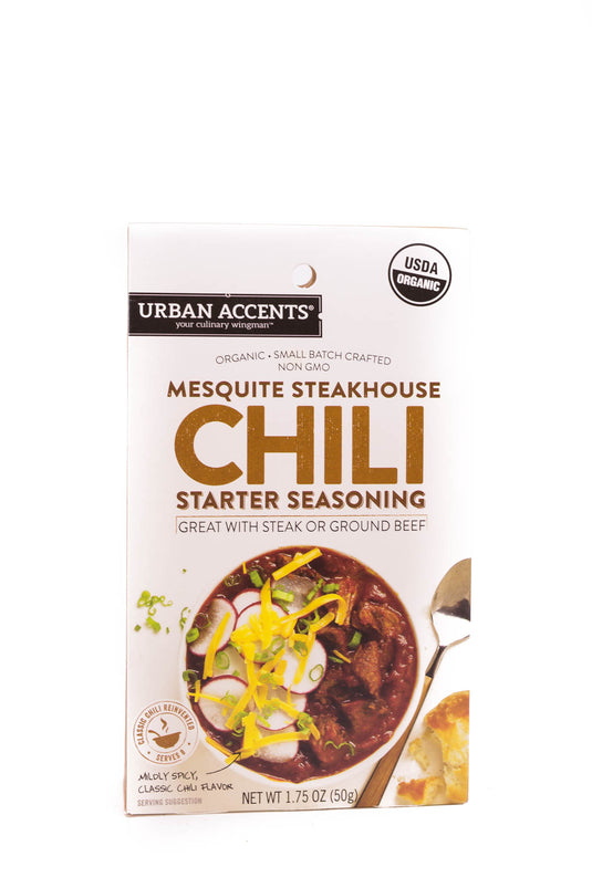 Urban Accents: Mesquite Steakhouse Chili Starter Seasoning