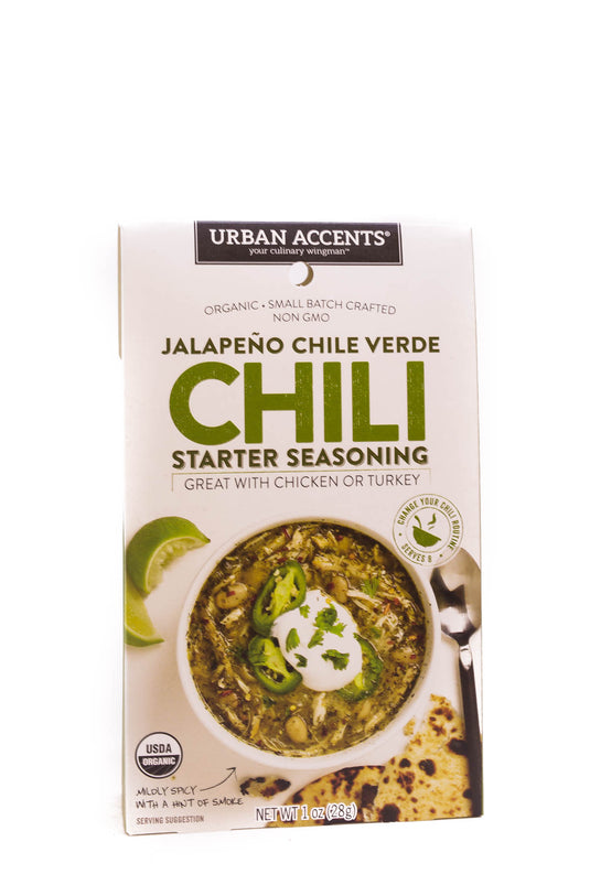 Urban Accents: Jalapeño Chile Verde Chili Starter Seasoning