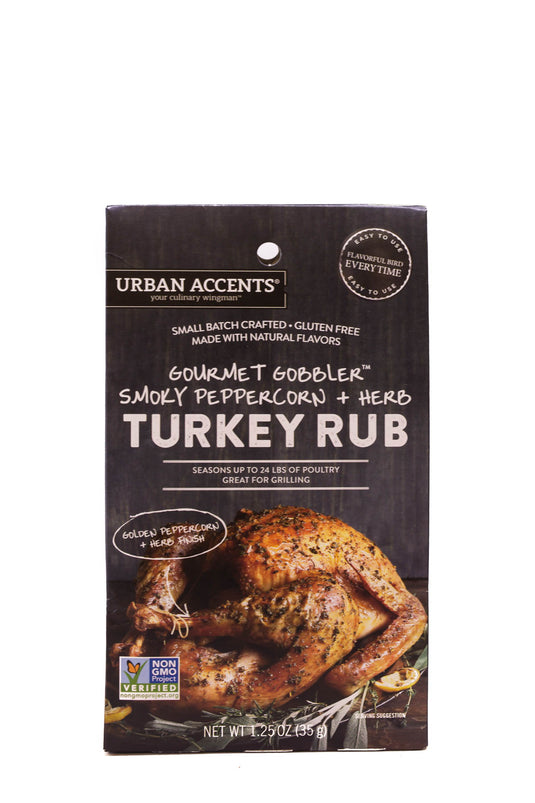 Urban Accents: Gourmet Gobbler Smoky Peppercorn & Herb Turkey Rub