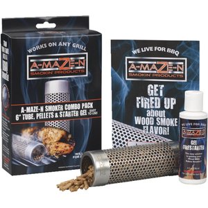A-MAZE-N 6" Wood Pellet Grill Tube Smoker Combo Pack